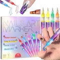 0.5 MM Nail Art Pens Set 12 Colors, 3D Nail Polish Pens Waterproof and Quick-drying, Drawing Painting Point Liner Acrylic Painted Pen Kit for Home Salon, Nail Art Pen Kit for Beginners (12 Colors)