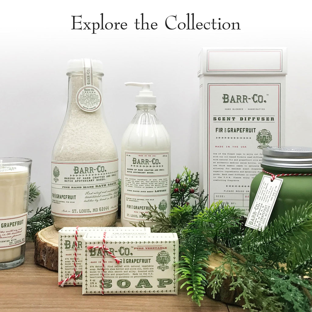 BARR-CO. Reserve Hand Soap, Natural Hand Soap for Kitchen & Bathroom, Vegan Formula, Earthy Tobacco & Cedar Scent 16 fl oz