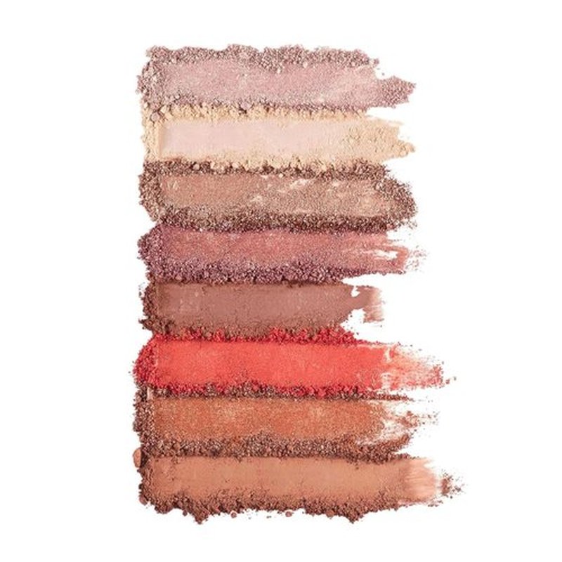 Lune+Aster Sunstone Eyeshadow Palette - Waterproof Matte & Shimmer Finish | 8 Shades with Mirror