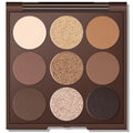 MYSTER ROSEY Neutral Eyeshadow Palette - Long-Lasting Vegan Matte Shades with Mirror | 0.5oz (Autumn Sunshine)