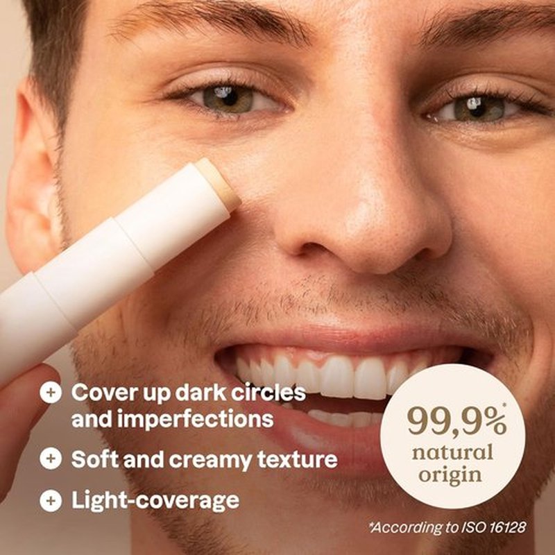 ATTITUDE Oceanly Under Eye Concealer Stick - Light Coverage, EWG Verified, Vegan & Cruelty-Free, 0.2 Ounces