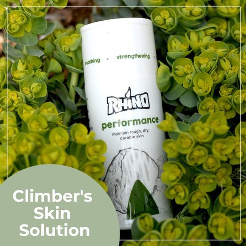 Rhino Skin Solutions Performance | Rock Climbing Antiperspirant Cream for Hands & Feet | Skin Conditioner & Toughener for Athletes and Everyday Use