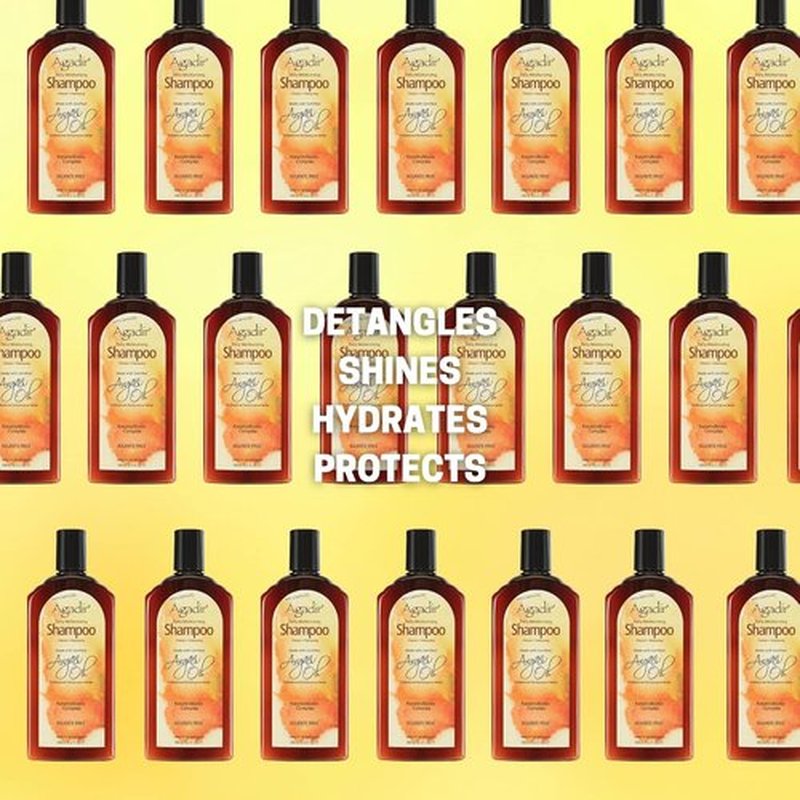 Agadir Daily Moisturizing Shampoo - Nourishing Formula for All Hair Types | 12.4 oz