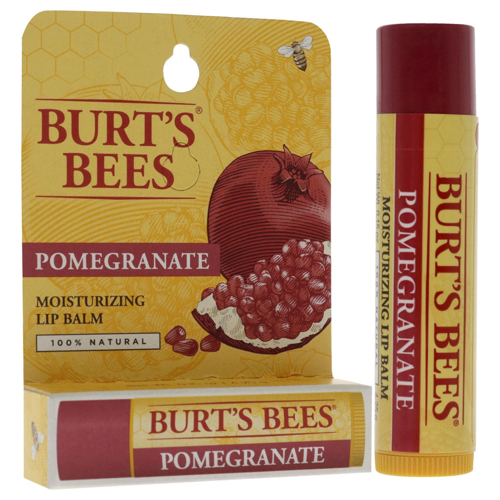 Burt's Bees Lip Balm, Pomegranate Oil, 0.15 Ounce Tube