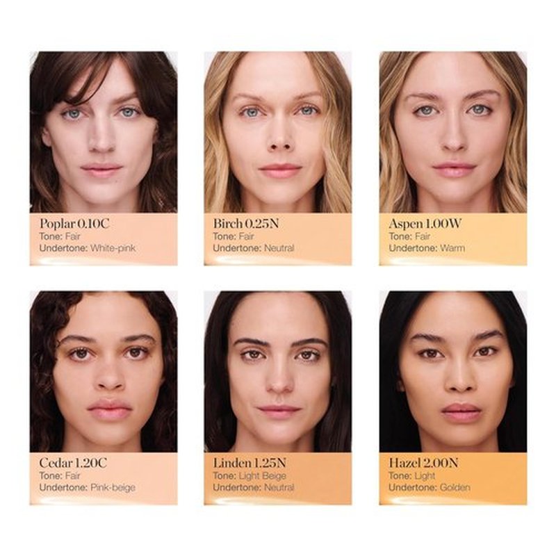 Ogee Complexion Perfecting Liquid Foundation - Lightweight Tinted Moisturizer with Vitamin C & Jojoba Oil | Birch 0.25N - Fair, Neutral Undertones - Certified Organic, Made in USA