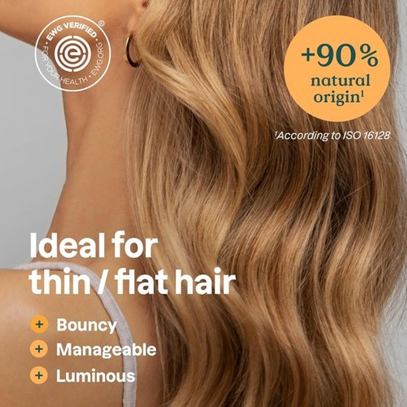 ATTITUDE Volume & Shine Shampoo Bar - Natural Soy Protein & Red Clay for Thin Hair | 4 Oz, Vegan, EWG Verified