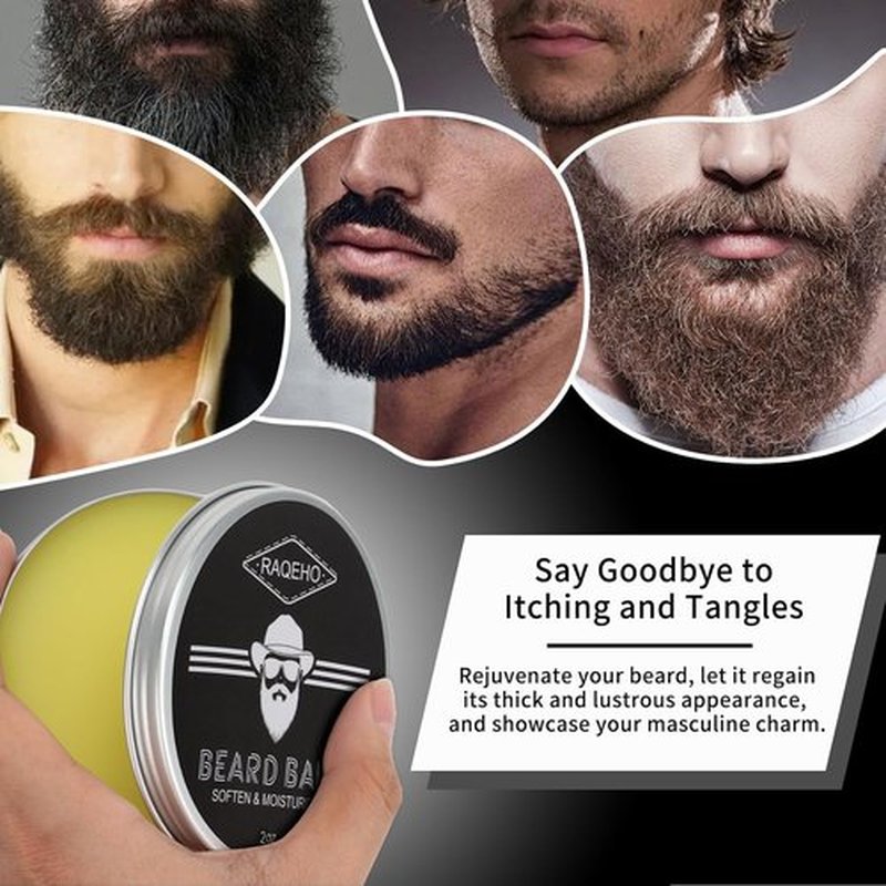 Skiennix 2oz Beard Balm for Men - Sandalwood Leave-In Conditioner & Grooming Softener