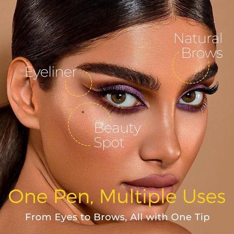 Regine Switzerland Liquid Eyeliner - Waterproof Black Pen with Vegan Formula for Long-Lasting Wear