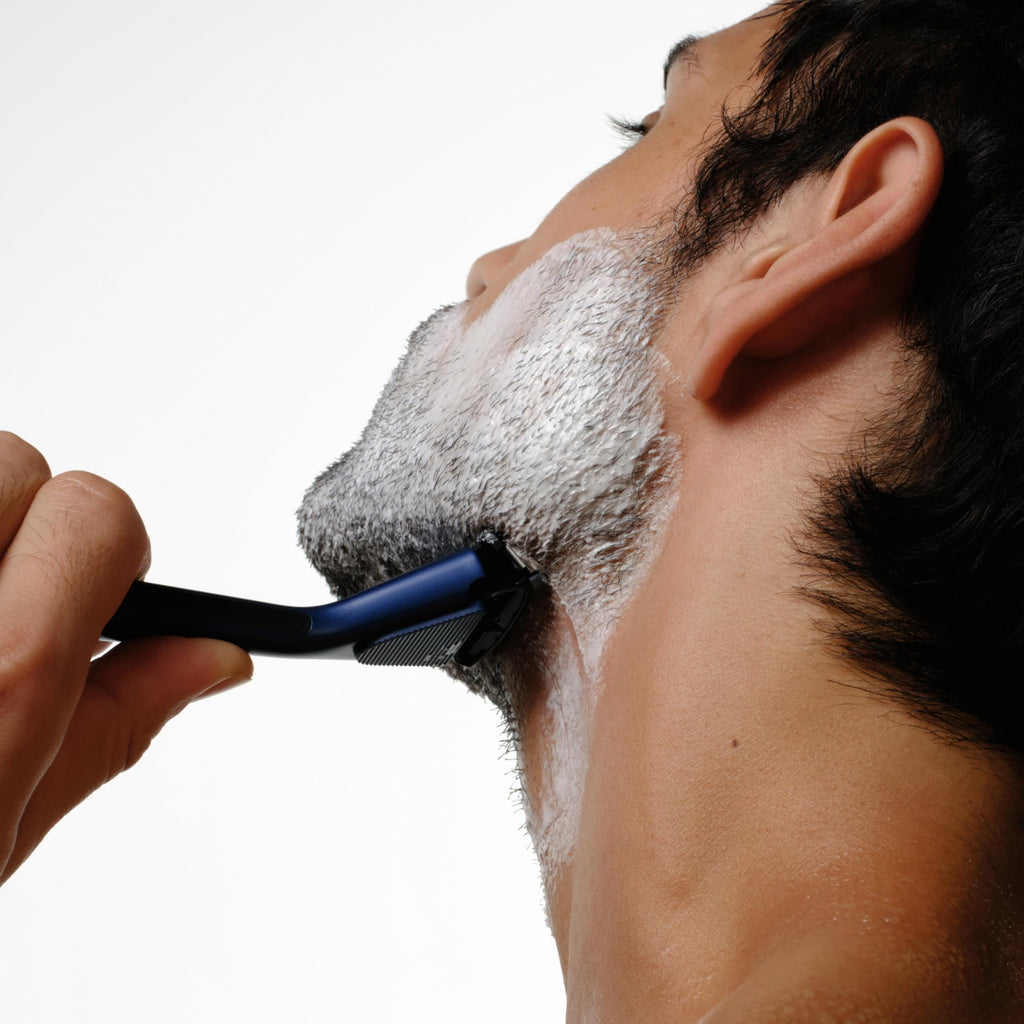 House of Atlas, Razors for Men - Mens Razors for Shaving with Handle & 2 Razor Blade Refills, 5-blade Precision Trim Edge, Smooth Close Shave, Reusable Razor for Men (Dusk)