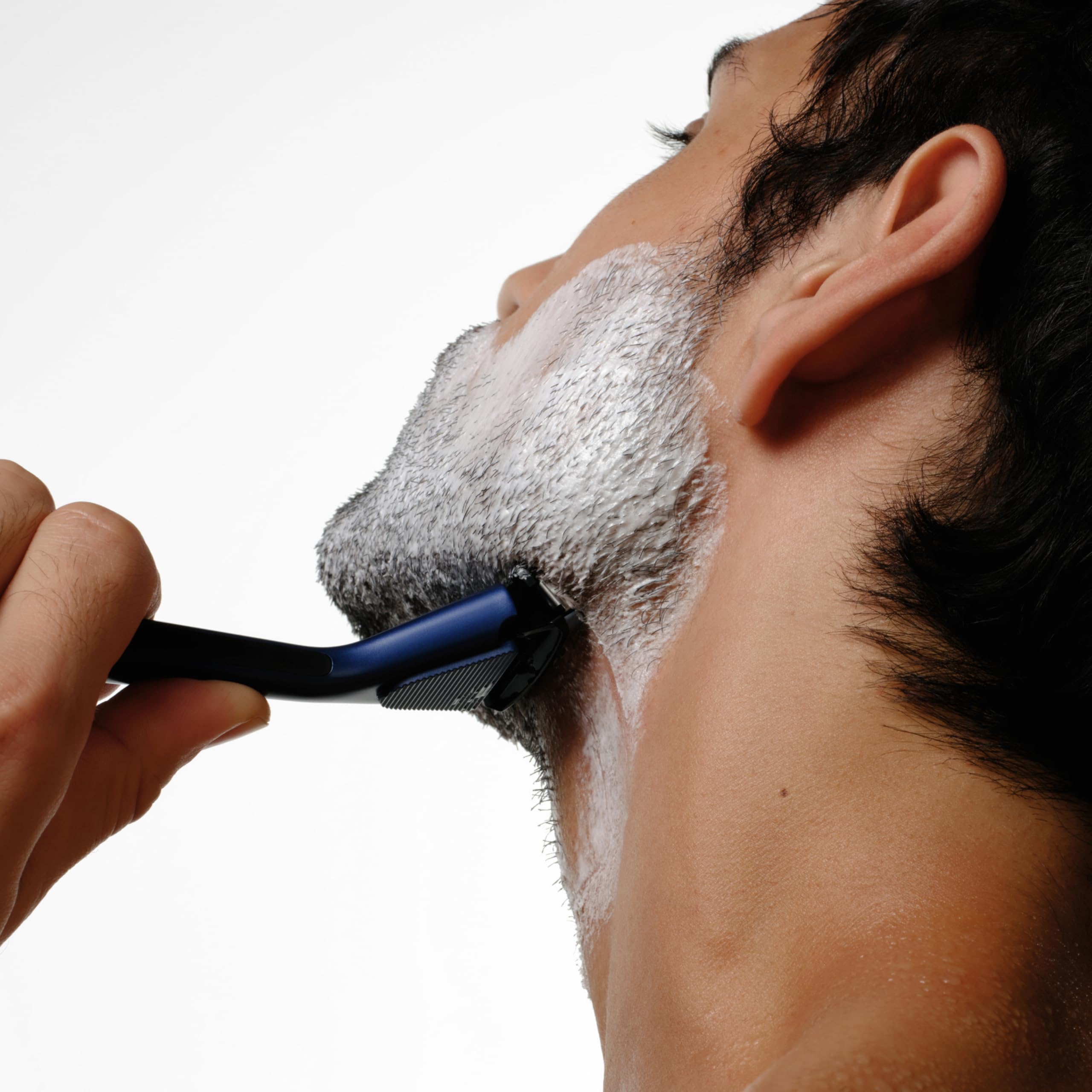 House of Atlas, Razors for Men - Mens Razors for Shaving with Handle & 2 Razor Blade Refills, 5-blade Precision Trim Edge, Smooth Close Shave, Reusable Razor for Men (Dusk)