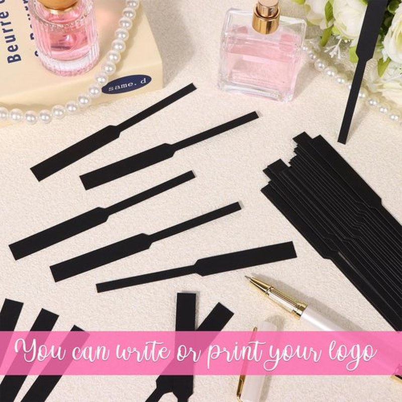 LIUBUJINGYING 1000 Pcs Black Perfume Test Strips Disposable Fragrance Strips Perfume Paper Test Strips Premium Fragrance Blotter Strips Essential Oils Test Card for Scents Aromatherapy Testing
