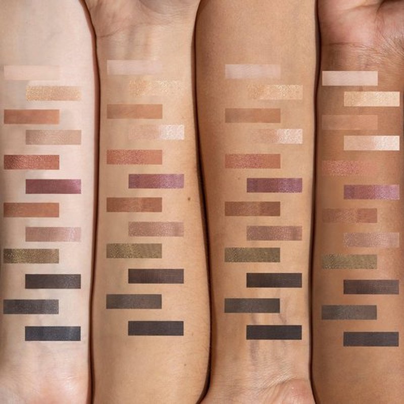 OFIR Eyeshadow Palette 12 Shade Matte and Shimmer Palette Buildable Pigment Adds Depth Talc Free Eye Shadow Palette Makeup Lightweight Powder Enhances Radiant Looks (Earthy Tones)