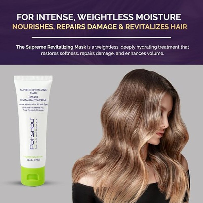 Pai-Shau Biphasic Infusion | Supreme Revitalizing Mask - Oil-Free Hair Serum for All Hair Types
