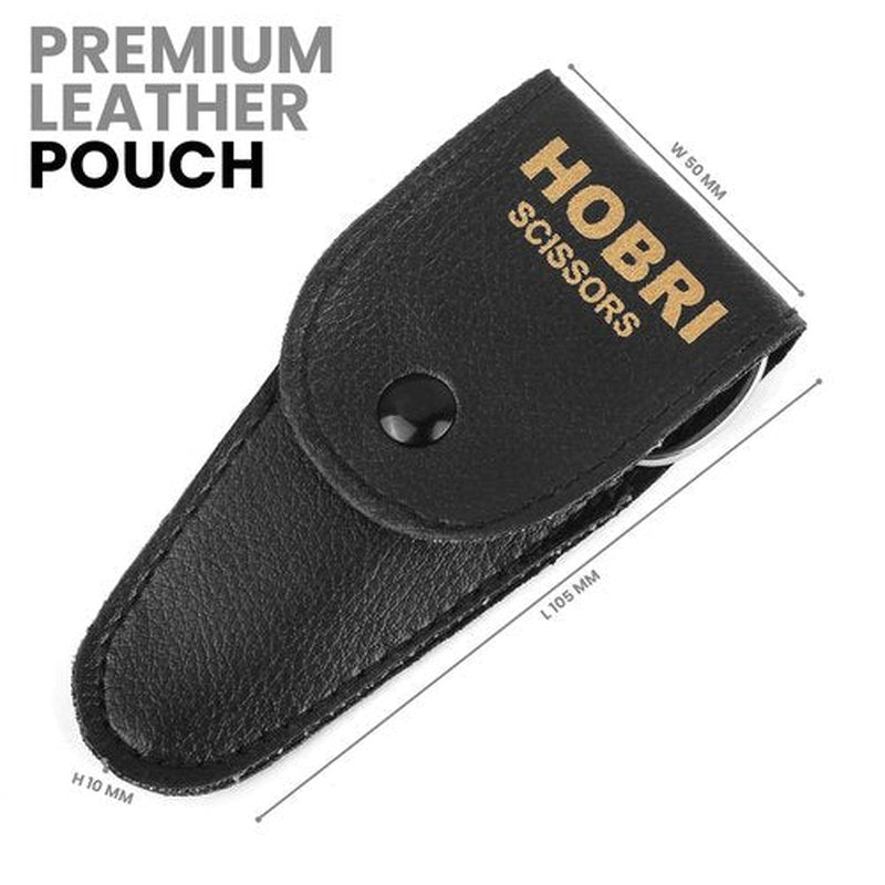 Cuticle Scissor, Extra Fine for Women and Men, Curved Stainless Steel Precise Pointed Tip Grooming Blades, Manicure, Pedicure, Trim Nail, Eyebrow, Eyelash, and Dry Skin, Hobri International, Silver