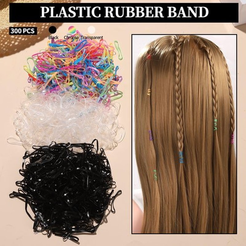 FANDAMEI Hair Ties Kit for Women, Velvet Scrunchies, Elastic Rubber Bands, Seamless Hair Ties, Hair Clips, Bobby Pins, U Shaped Hair Pins for Styling, Hair Accessories Kit