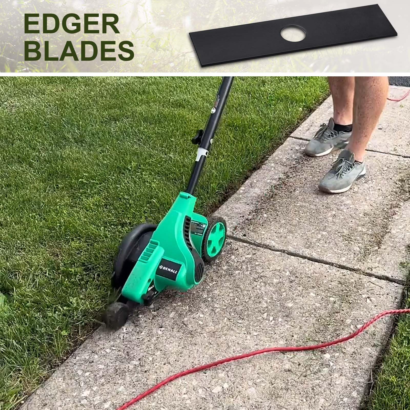 Geosiry 5 Pack Edger Blades 1 Inch Center Hole, Compatible with Stihl, Ego, Echo, Ryobi, Kobalt Edger, Replace 720-237-001, 4133-713-4101, 216062, 613223, 237001 (5 Pack)