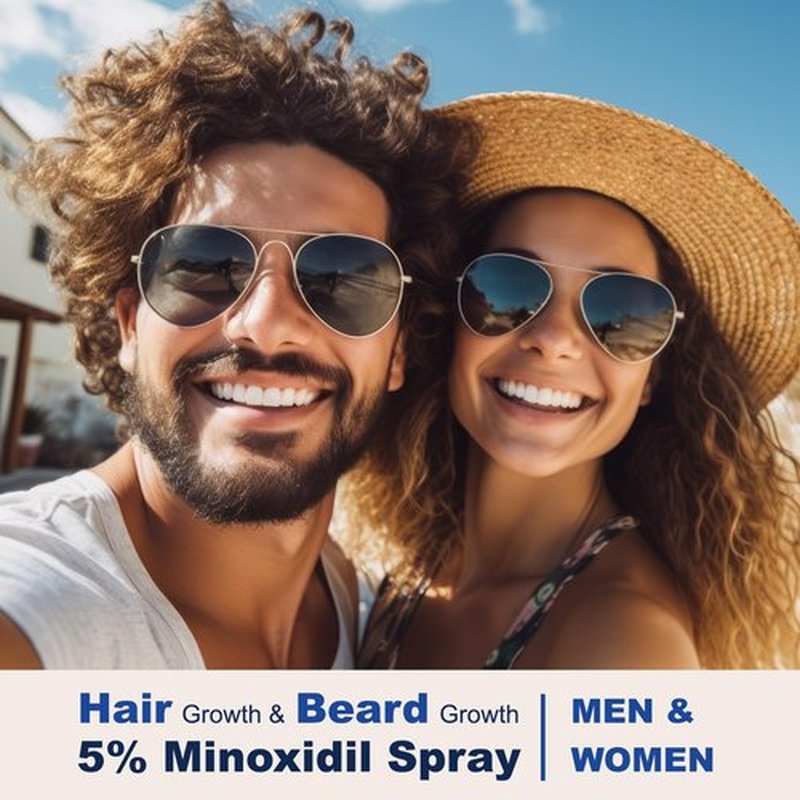 5% Minoxidil for Men Hair Growth Spray for Men and Women (180ml)