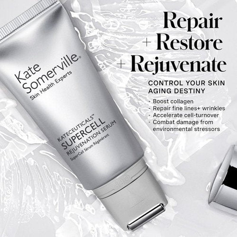 Kate Somerville KateCeuticals® SuperCell Rejuvenation Peptide Serum - Repair Damaged Skin & Reduce Fine Lines, 1 Fl Oz