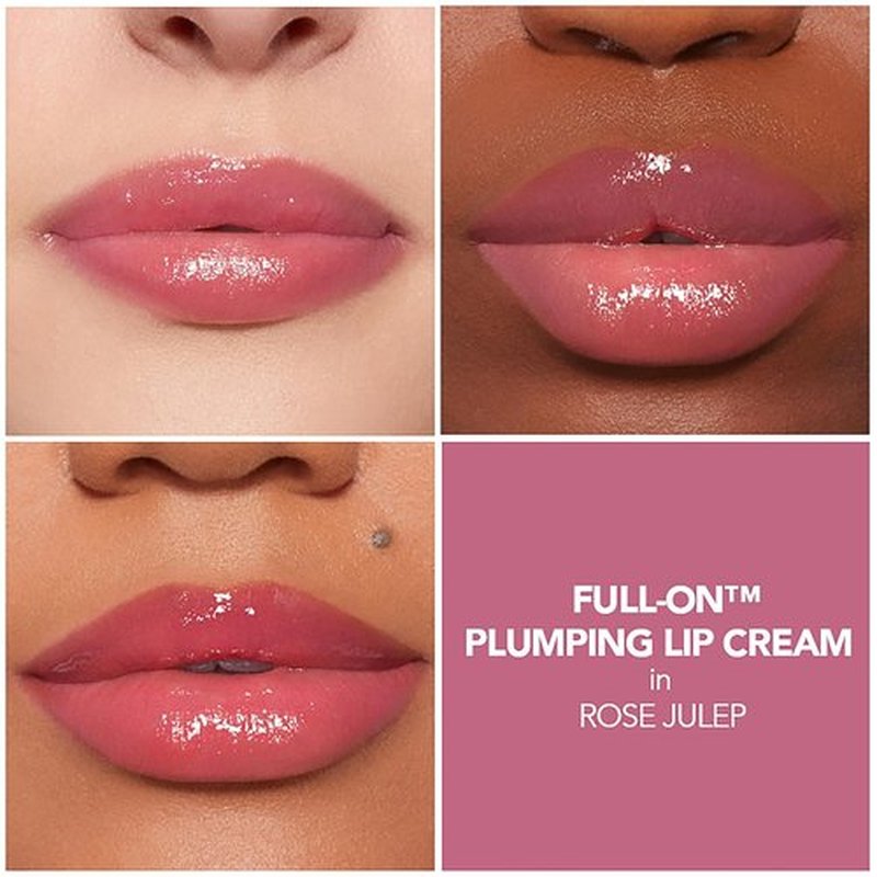 BUXOM Full-On Plumping Lip Cream - Hydrating Gloss with Peptides & Hyaluronic Acid for Fuller Lips