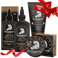 Bossman Essentials Beard Kit - 3-Piece Grooming Set with Oil Jelly, Conditioner, & Balm | Perfect Gift for Men