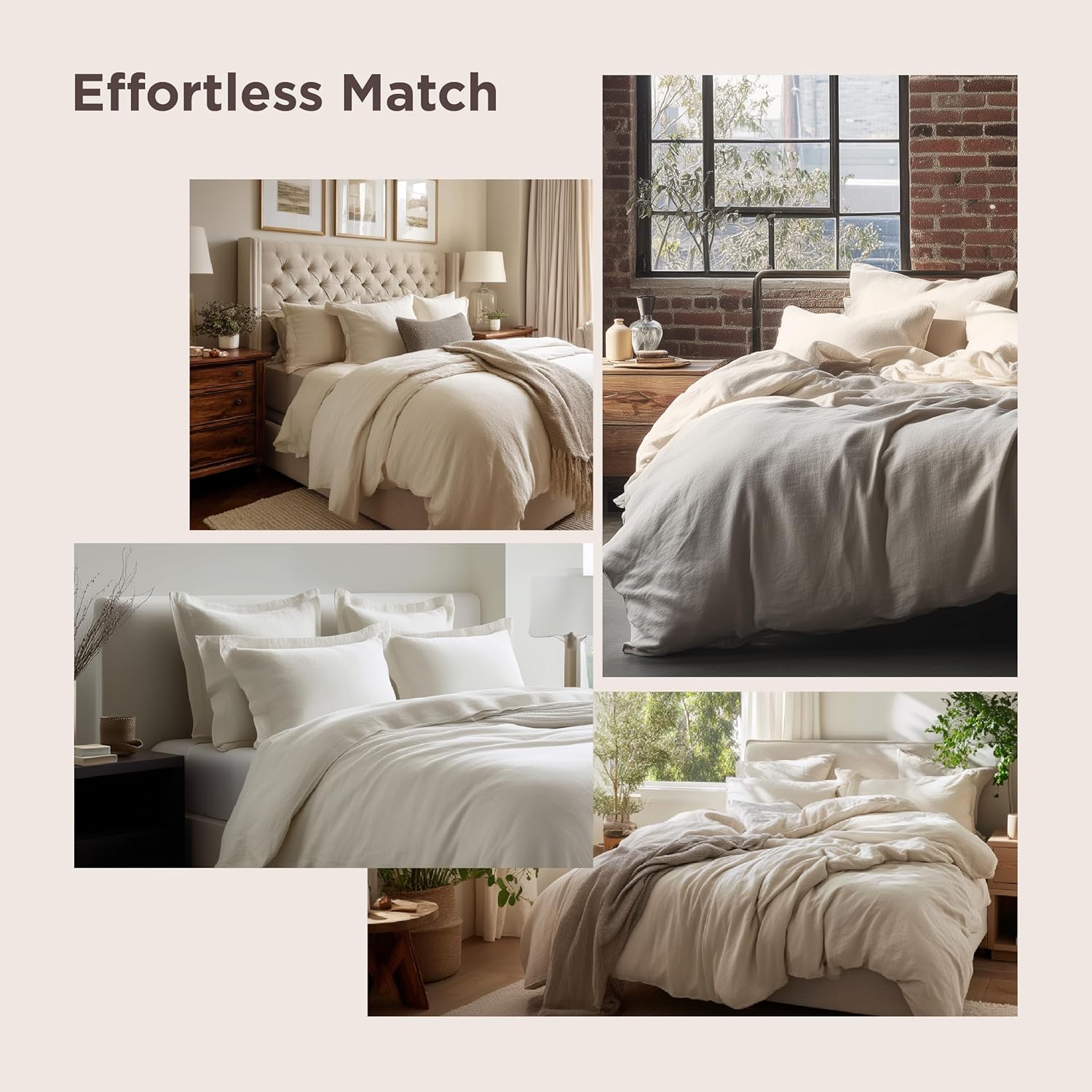 Bedsure Terracotta Duvet Cover Set - Extra Soft Cotton-Like Polyester, Full Size 3 Pieces, 80x90 Inches with Zipper Closure & 2 Pillow Shams