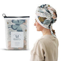 BlairCo. Microfiber Hair Towel Wrap for Women - Anti-Frizz Quick Dry Hair Wrap for Long Hair - Hair Towels for Women, Hair Drying Towel Wrap - Floral Butterfly
