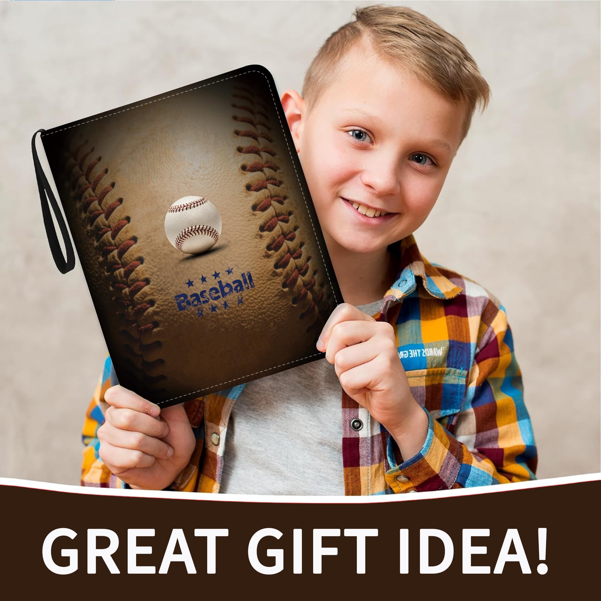 Trading Card Binder with Sleeves, Sports Card Binder Collectible Trading Card Albums with 50 Removable Sleeves, 400 Pocket
