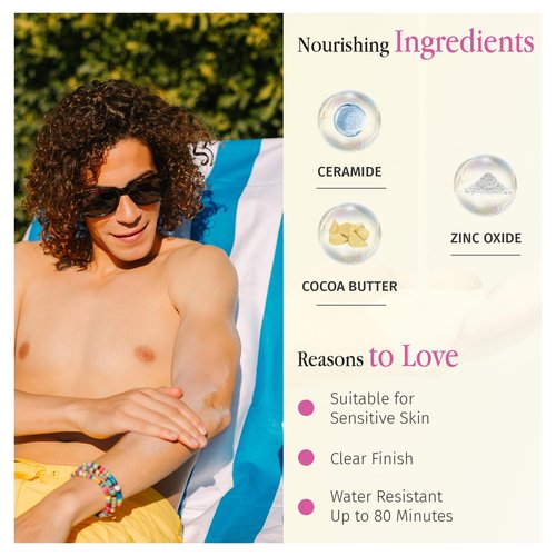 PoolBar SPF 30 Hydrating Mineral Body Sunscreen Cream for Women and Men Skin Care - Coconut Vanilla Scent Sun Care, Vegan and Water Resistant, Broad Spectrum Sunscreen, 140 ml (4.7 Fl. Oz) (Pack of 3)