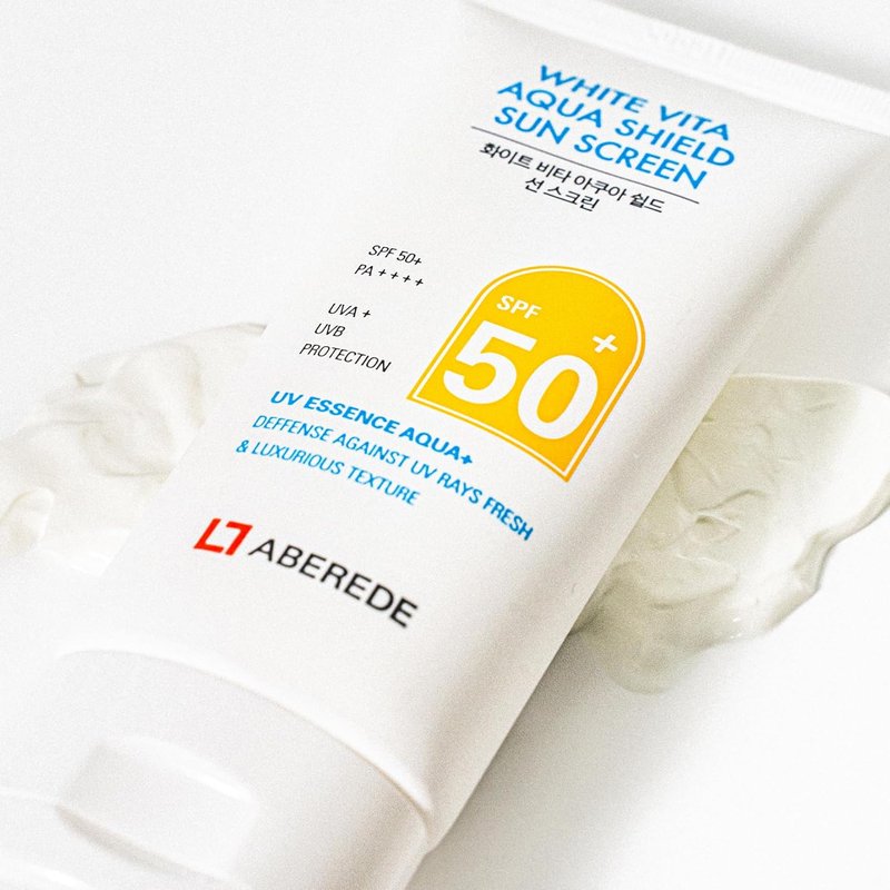 Vita Aqua Korean Sunscreen SPF 50+ | Lightweight Hydrating Sunblock with Triple Hyaluronic Acid - 1.69 fl oz/50ml
