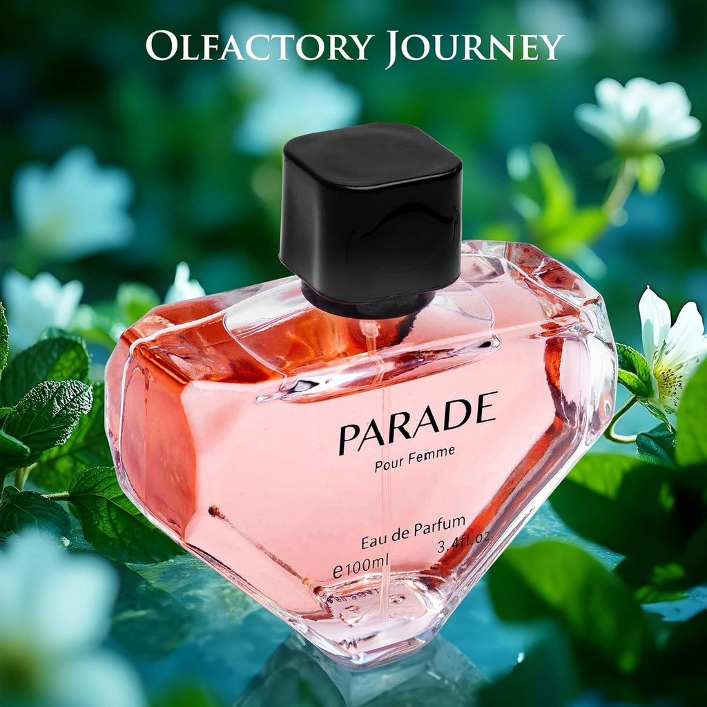 URBAN COLLECTION Women's Eau De Parfum - Vegan & Cruelty-Free Amber Floral Scent - 100ml Elegant Bottle