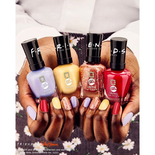 Sally Hansen Miracle Gel Friends Collection, Nail Polish, How You Bluein'?, 0.5 fl oz (Pack of 2)