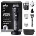 Braun All-in-One Series 9 Men’s Electric Beard Trimmer, Hair Clipper, Shaver & Razor for Face, Hair & Body, AIO 9535 with Gillette Labs Razor, Cordless