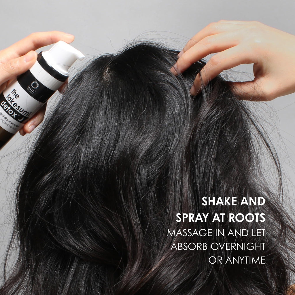 Kaia Naturals the takesumi detox® the dry shampoo – Tinted, Charcoal-Powered, Non-Aerosol, Talc-Free, Natural Scalp Refresh Powder 25g/0.8oz