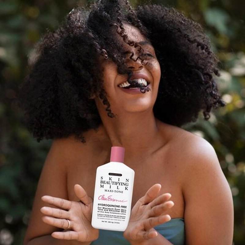 Clear Essence Exclusive Skin Beautifying Milk Hydroquinone-Free Maxi-tone Lotion - Skin Lotion for Hydrating Dry Skin - Hydrating Lotion to Hydrate Skin with Shine - (10.0 Oz.)