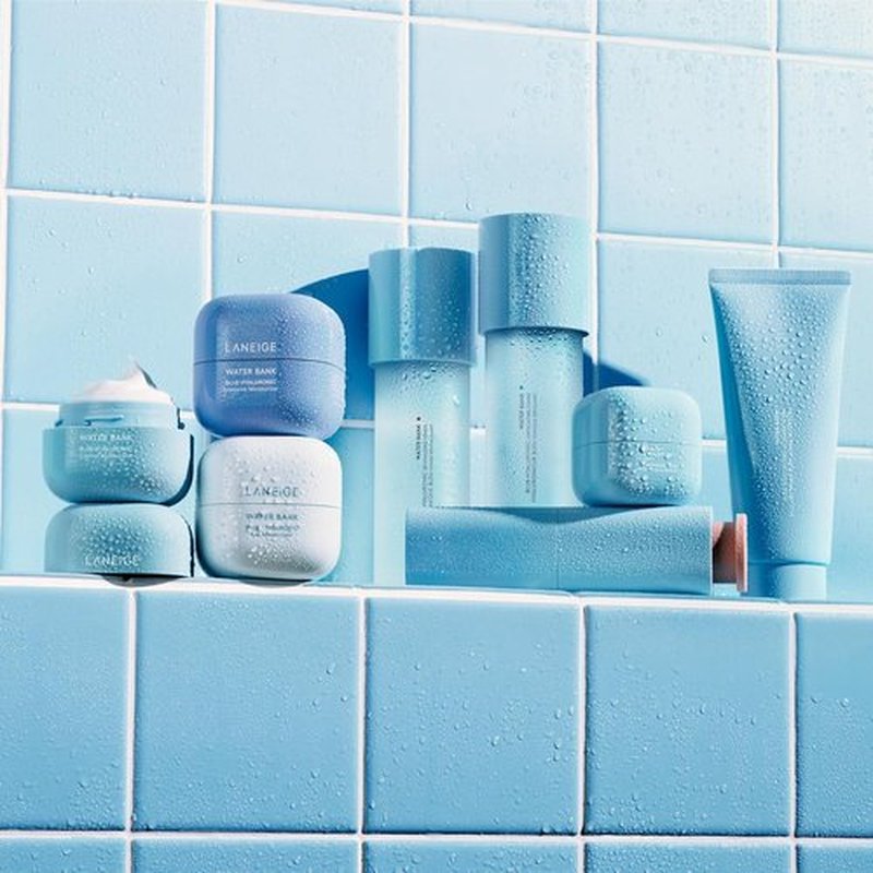 LANEIGE Water Bank Blue Hyaluronic Eye Cream - Hydrating Treatment with Niacinamide & Caffeine for Brightening & Puffiness Reduction