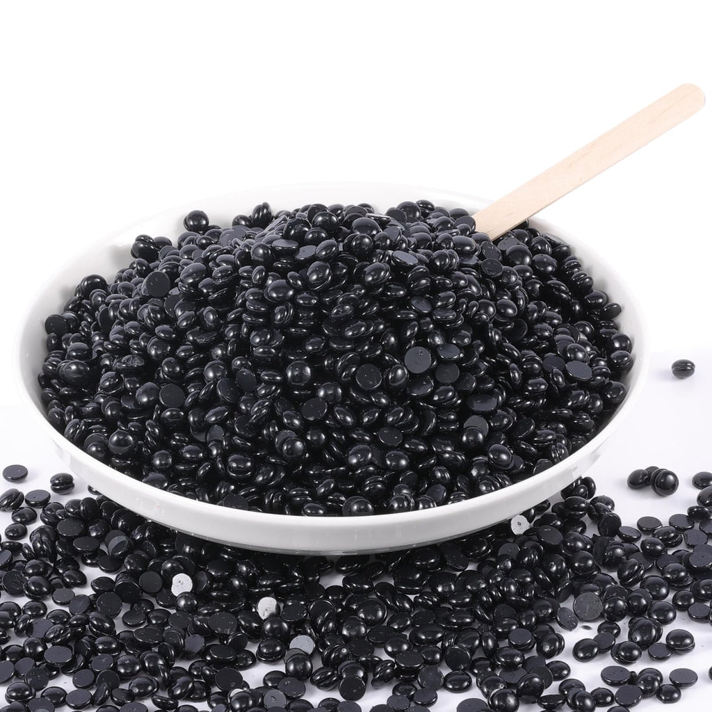 Wax Beads Bulk - 2.5lb Wax Beans Supplies for Esthetician - Professinal Painless Waxing for Face, Upper Lip, Bikini, Leg, Women Natural Melting Kit - Hypoallergenic Hard Wax Beads Bulk