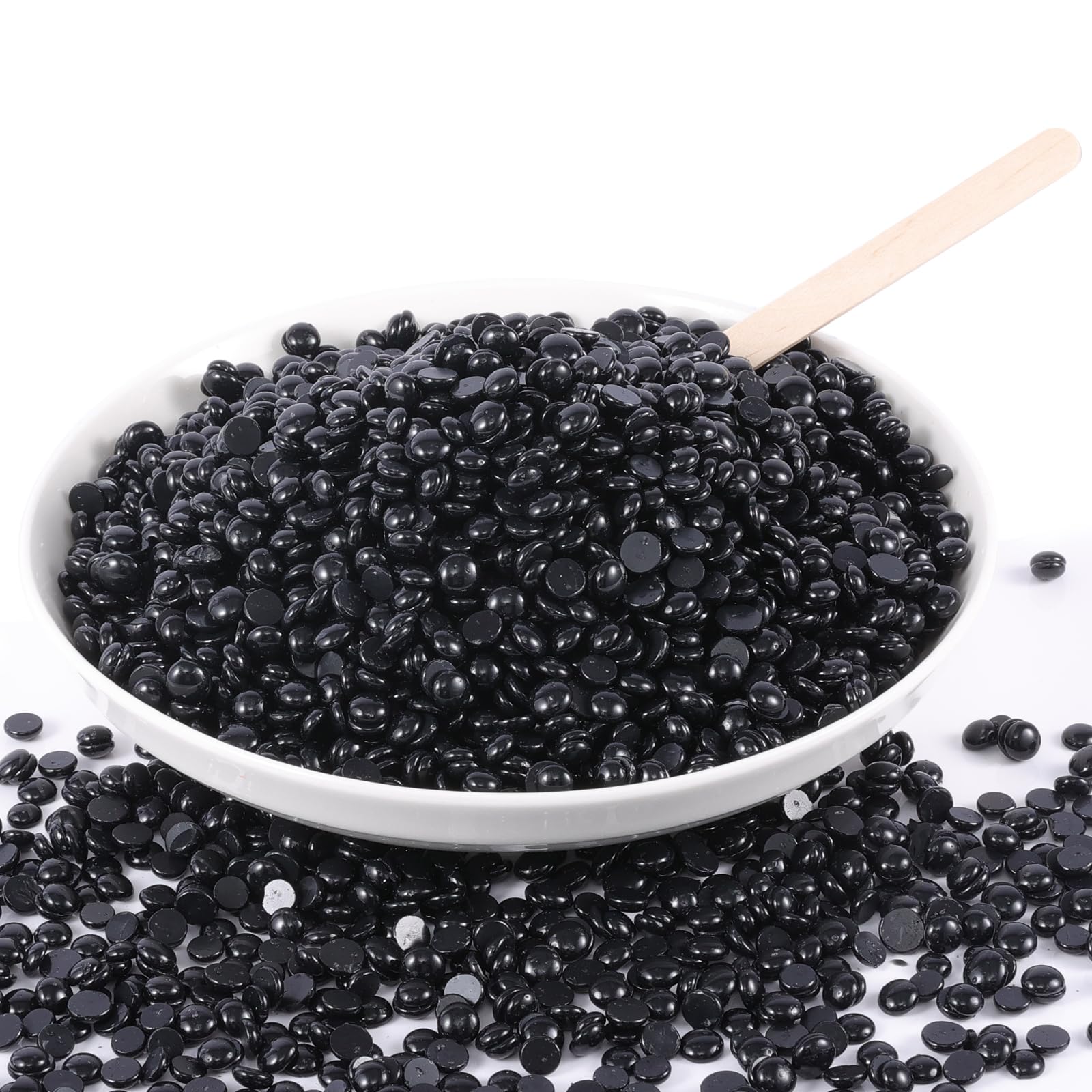 Wax Beads Bulk - 2.5lb Wax Beans Supplies for Esthetician - Professinal Painless Waxing for Face, Upper Lip, Bikini, Leg, Women Natural Melting Kit - Hypoallergenic Hard Wax Beads Bulk