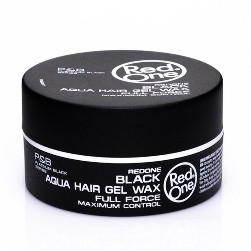 Redone Hair Styling Wax Black 150ml | Extra Hold | Gel Wax | Lime Scent | Long Lasting & Shiny Finish | For Men & Women | Professional Hair Styling Formula | Maximum Control & Smooth Texture