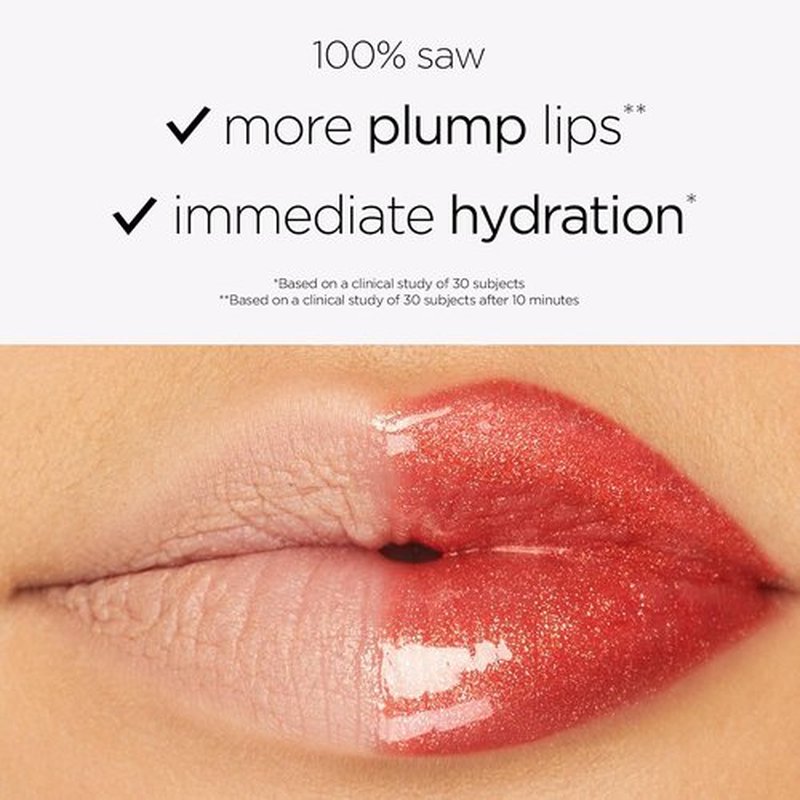 Tarte Maracuja Juicy Shimmer Glass Lip Plump - Hydrating & Volumizing Gloss Balm with Hyaluronic Acid & Vitamin E