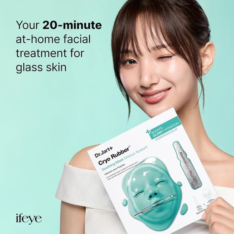 Dr.Jart+ Cryo Rubber Face Mask - Cooling Serum Ampoule for Radiant Skin | Travel Size