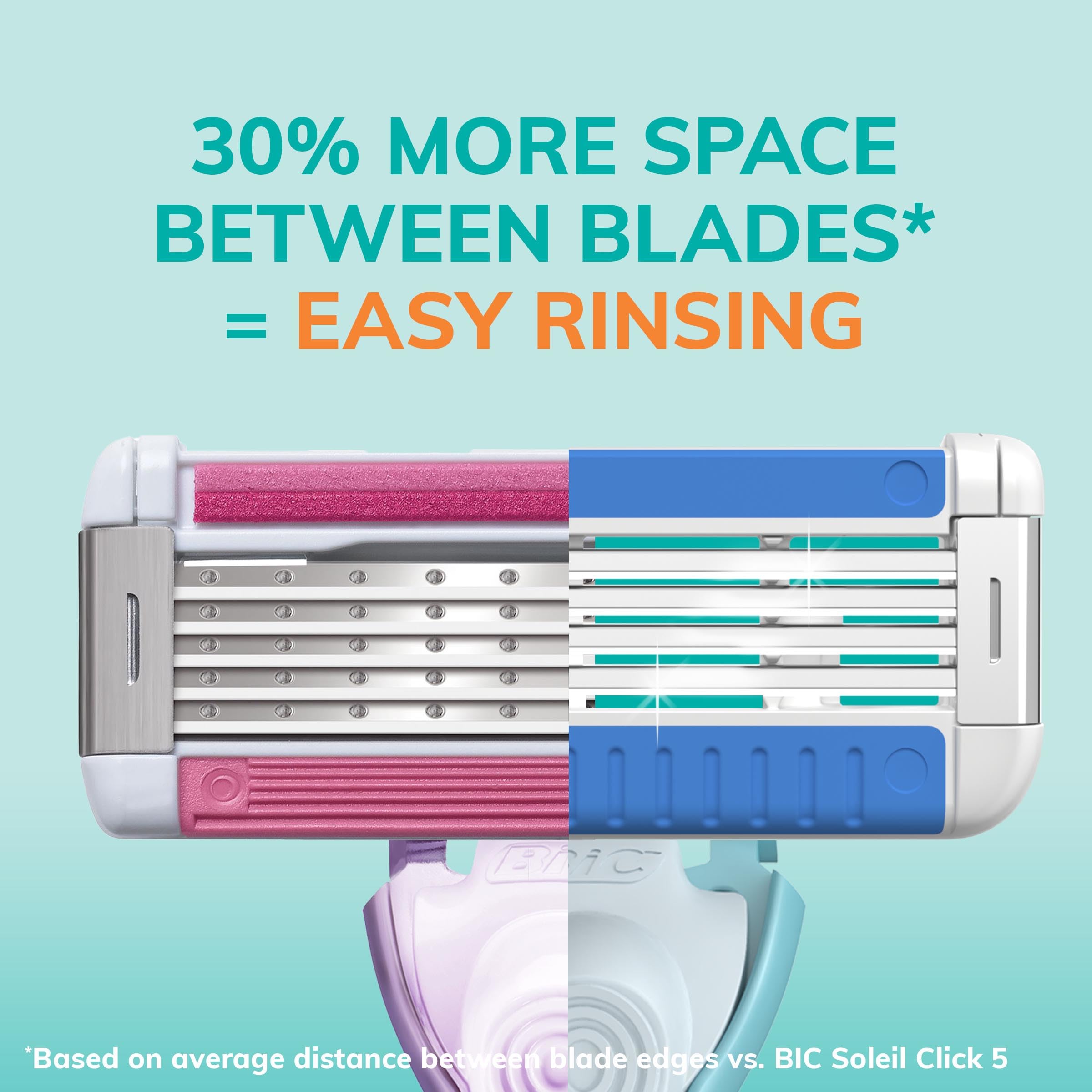 BIC Comfort 3 Refillable Disposable Razors for Men, 1 Handle and 14 Cartridges With 3 Blades, 15 Piece Razor Kit for Men
