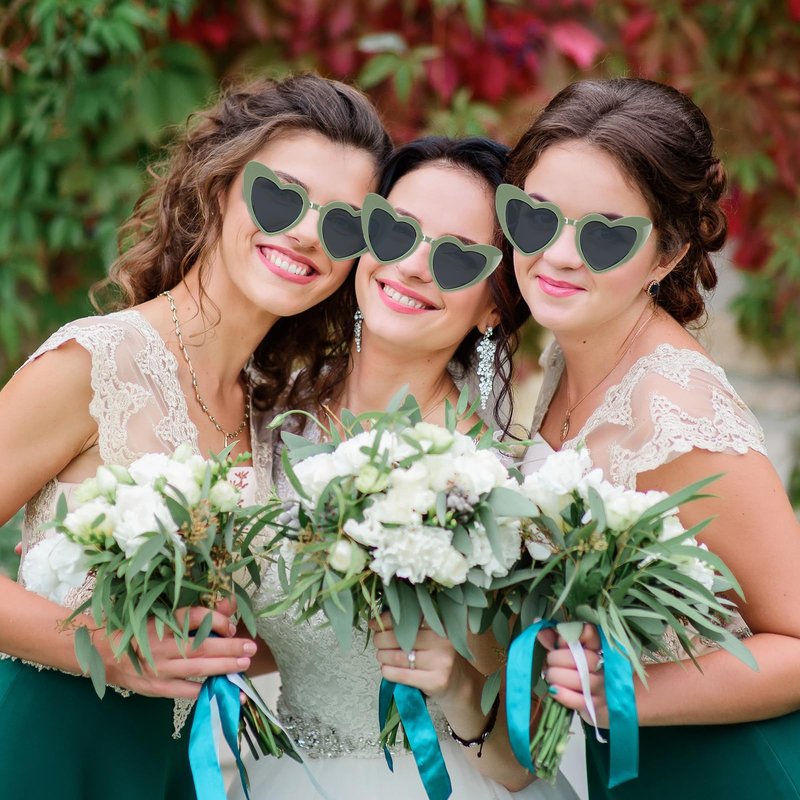 Whaline 18Pcs Sage Green Bridesmaid Proposal Gift Set Maid Matron of Honor Gift Hair Claw Clips Scrunchies Sunglasses for Wedding Bridal Shower Bachelorette Party Favors Supplies
