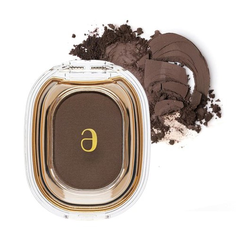 STEP BASIC Longwear Eyeshadow - High-Pigment Charcoal Brown Compact | Smooth, Blendable & Crease-Free (1.7g)