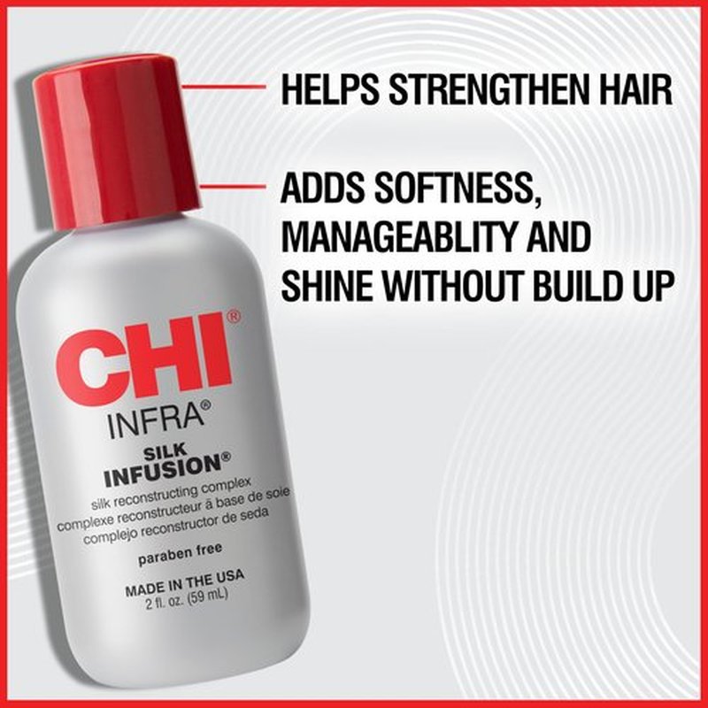 CHI Infra Ultimate Styling Gift Kit, 2 Oz Silk Infusion, 2 Oz 44 Iron Guard & 2.26 Oz Texture Hair Spray, Sulfate, Paraben, & Cruelty-Free (3 Items)