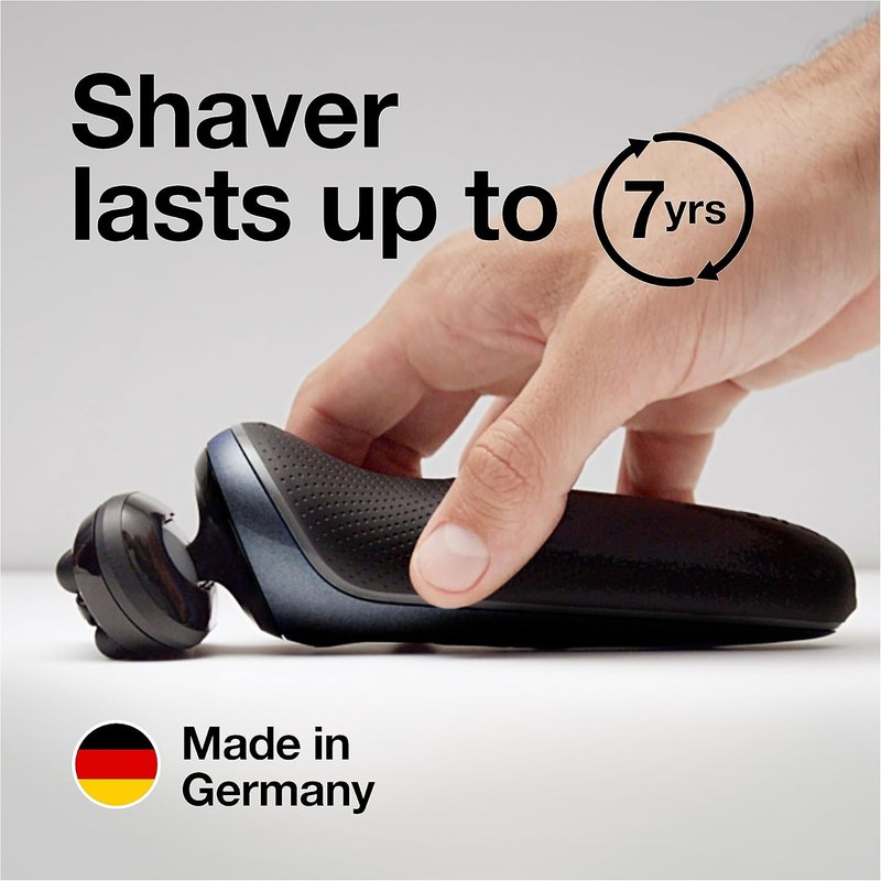 Braun Series 6 6046cs Electric Razor - Wet & Dry Cordless Foil Shaver with Travel Case & Trimmer | Black