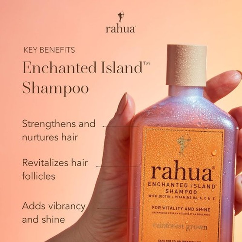 Rahua Enchanted Island Shampoo - Nourishing Formula for All Hair Types | 9.3 Fl Oz