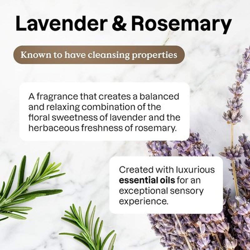 ATTITUDE Window & Mirror Cleaner Spray - Plant-Based, Streak-Free Formula with Lavender & Rosemary, 26 Fl Oz