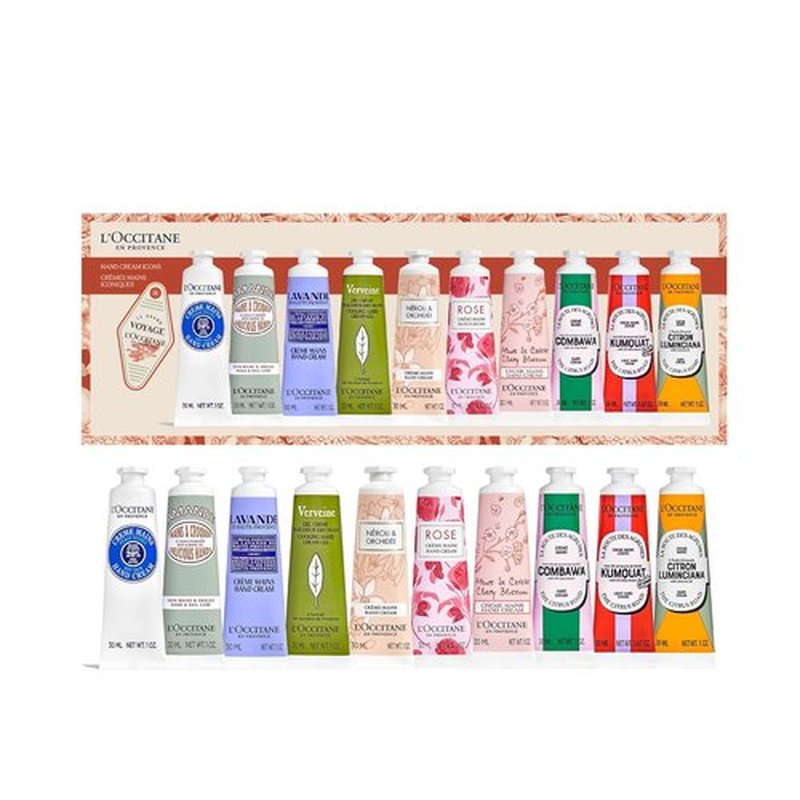 L’Occitane Hand Cream Gift Set - 5-Piece Travel Size Hydrating Essentials for Nourished Skin