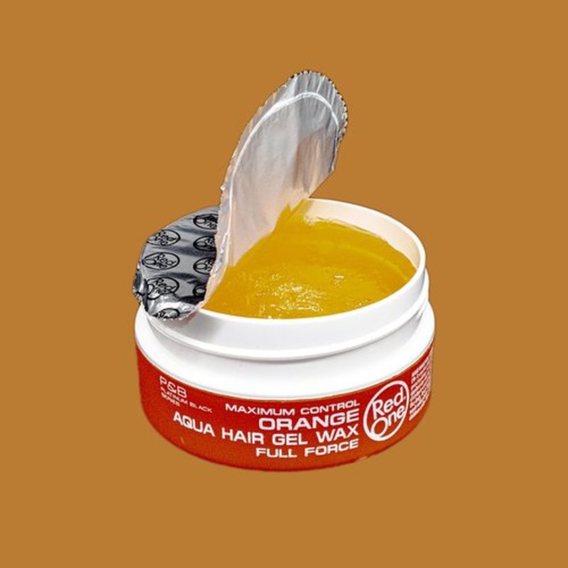 Redone Hair Wax Orange 150ml Pack of 2 | Ultra Strong Hold & High Shine Styling Wax for Men & Women | Gel Wax Hybrid Texture | Professional Edge Control Wax with Long Lasting Hold & Sleek Finish