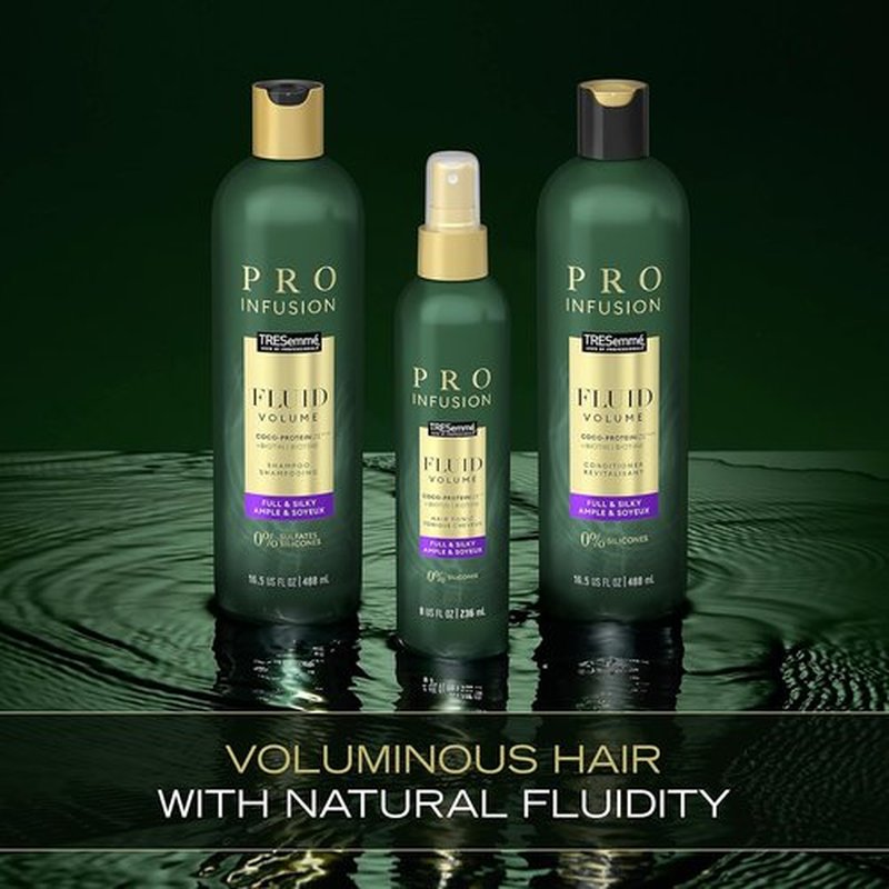 TRESemmé Pro Infusion Conditioner - Cruelty-Free Volume & Silky Hair with Coconut & Biotin | 16.5oz